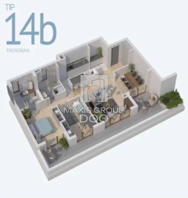 3.5-room apartment, 100 m², Zvezdarska šuma, Zvezdara, photo 10