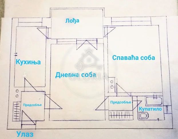 1,5-комнатная квартира, 53 м², Булбулдер, Звездара