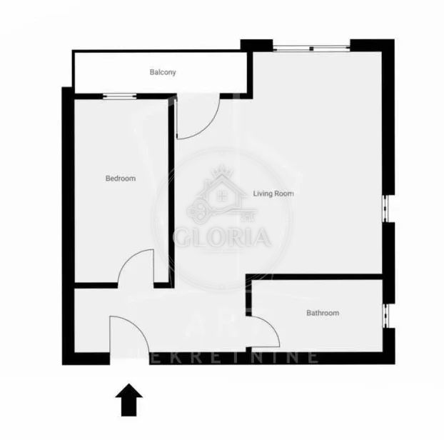 1,5-комнатная квартира, 35 м², Раковица