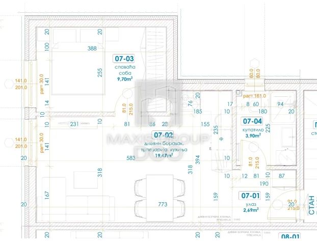 1.5-room apartment, 36.2 m², Čaetinska česma, photo 3